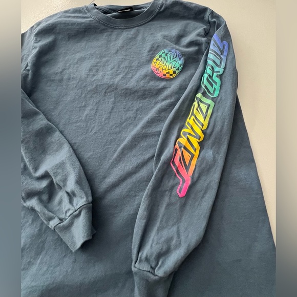 Santa Cruz Long Sleeve Graphic Tee Size Small - Picture 3 of 4